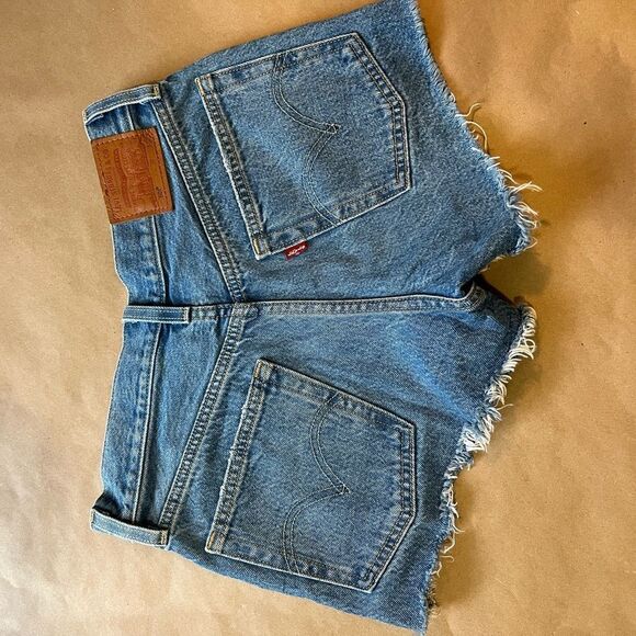 Levis Premium 501® Original High Rise Cutoff Shorts W 25 - Picture 5 of 5